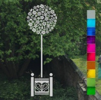 Flower Topiary Tree Sticker
